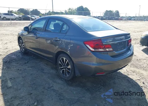 2013 Honda Civic Ex из США, поврежденный, VIN 19XFB2F87DE074803